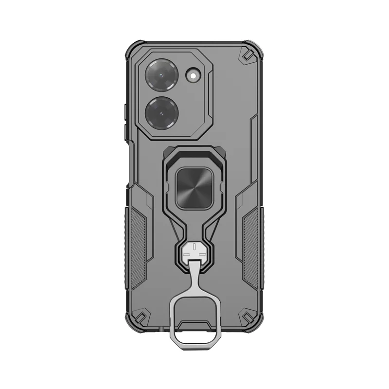 Shockproof Armor Case with Car Magnetic Holder Ring and Camera Protection