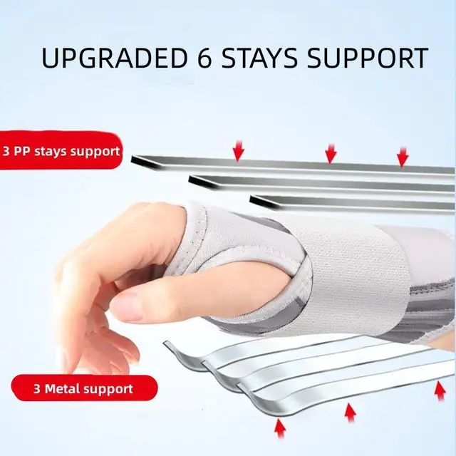 Önmelegítő Mágneses Csukló Tartó Szorító Állítható Védő Carpalis Alagút Szilánk Fájdalomcsillapító Íngyulladás Artritisz - Image 3