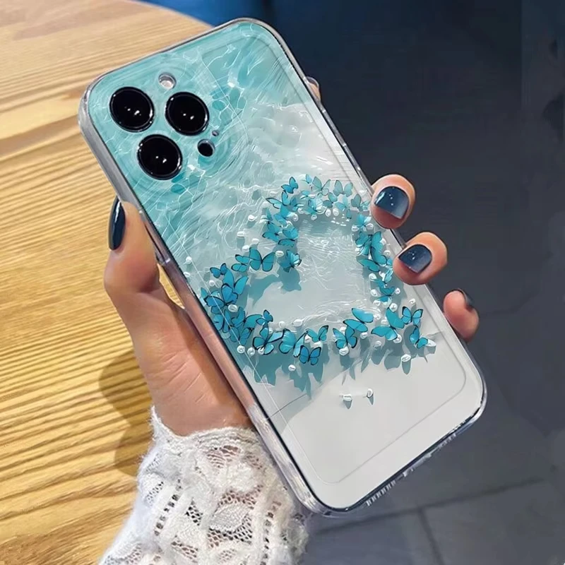 Ocean Turtle Sea Water Clear Soft Phone Case Cover