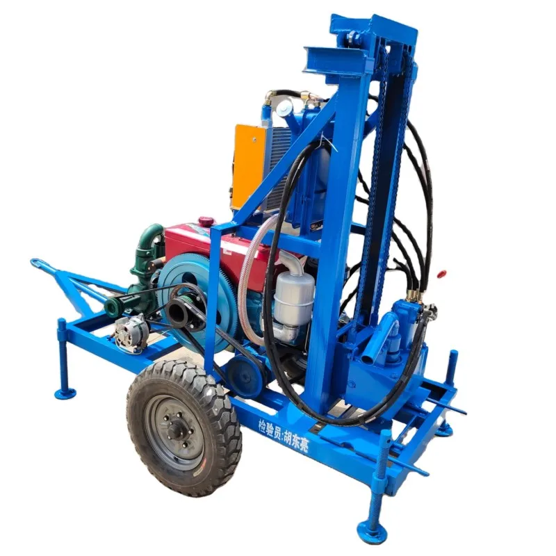 Factory Direct Sale Hydraulic Diesel Water Well Drilling Rig Borehole Drilling Machine Price 1 87 train model toy china series simulation dongfanghong 3 hydraulic transmission diesel locomotive model