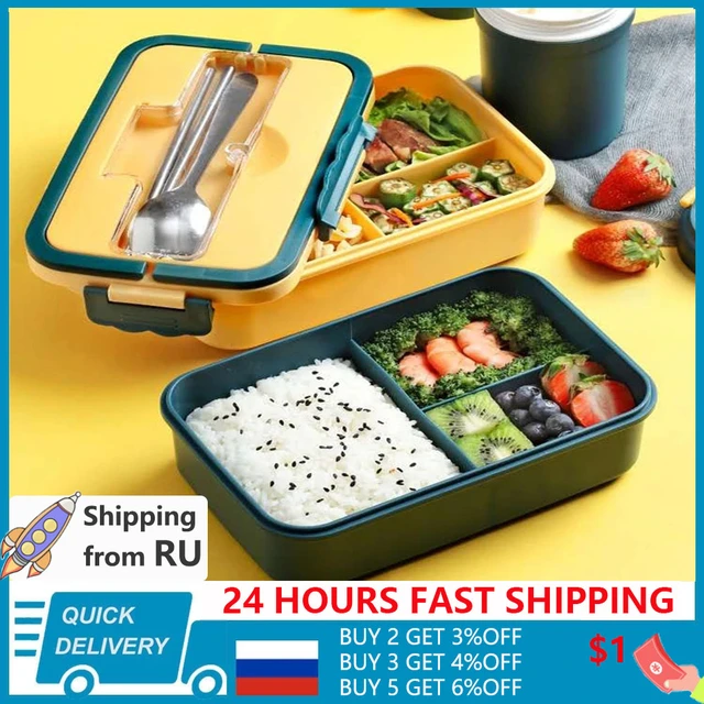 1450ml Lunch Box High Food Container Eco Friendly Bento Box Lunch Japanese  Food Box Lunchbox Meal Prep Containers Wheat Straw - Lunch Box - AliExpress