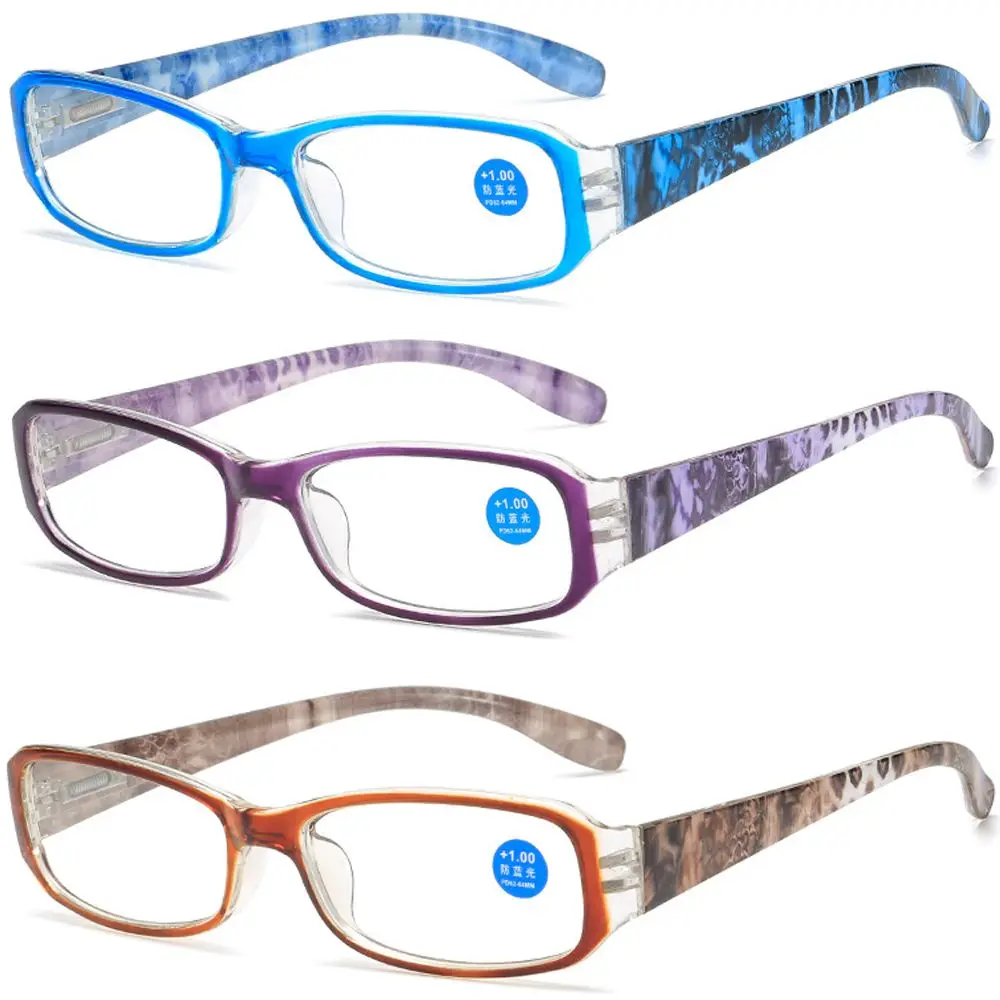 Reading Glasses Anti-Blue Light Women Eye Protection Diopter +100~+400