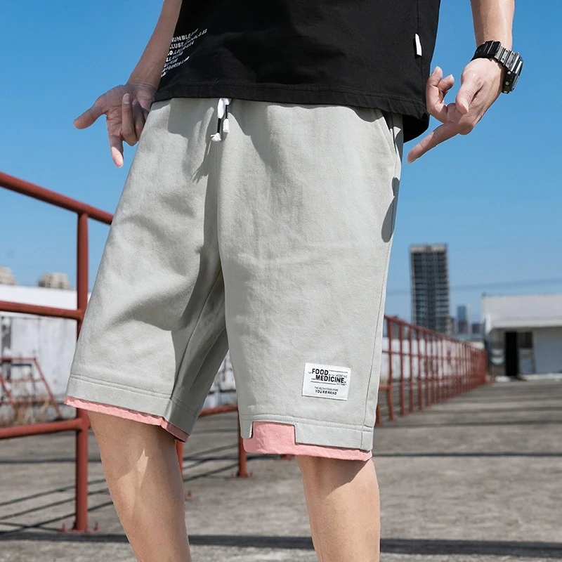 de playa talla grande para hombre, pantalón corto informal surfear y nadar, de algodón, para verano| | - AliExpress