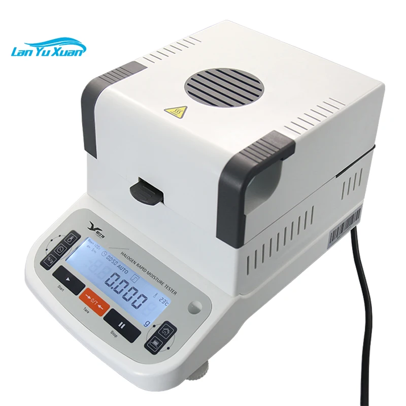 

Grain Moisture Tester Halogen Laboratory Analyzer Food humidity measuring instruments moisture meter for plastic rubber