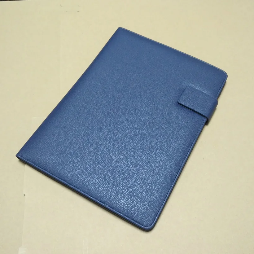 A4 PU Leather File Folder With Calculator Multifunction Office Supplies Organizer Manager Document bag Briefcase Padfolio Bags