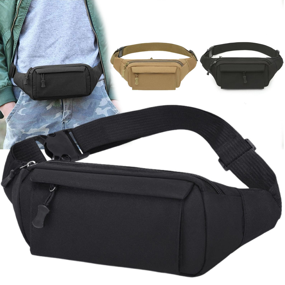 Men's waist bag, mobile phone bag, multi-functional sports andleisureoutdoor camouflage,single-shouldercrossbody bag,chest A-DH