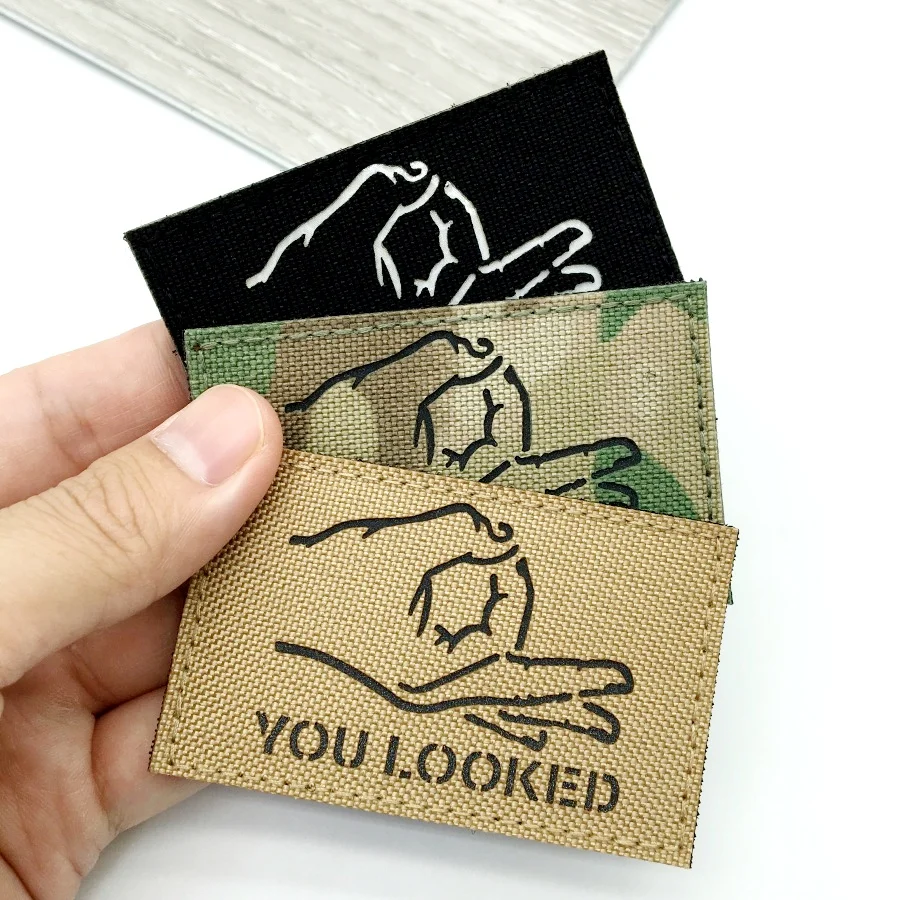 Tactical IR Reflective Hook & Loop Morale Badges