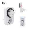 ManHua 24 Hour Europe Plug EU UK plug TG14 TG44 Programmable Mechanical Timer Switch Universal Socket Timer 220V 16A 5