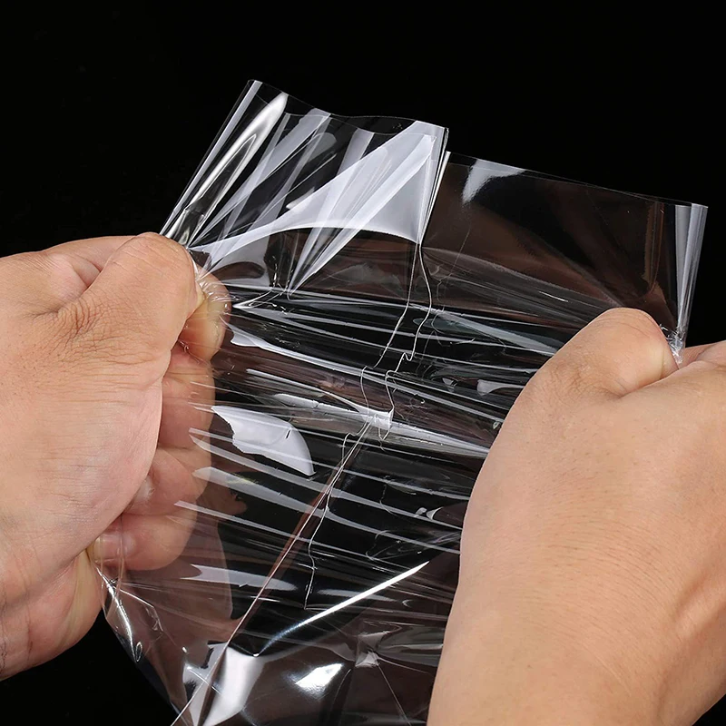 TETP 100Pcs Large Size Top Open Bag Party Handmade DIY Cookies Bread Candy Packaging Storage Clear Opp Plastic Bags With Wire 3