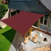 1PC, UV-Blocking, Waterproof Sun Canopy Shade Sail - Portable with EasyFasten for Patio, Deck, Yard 6
