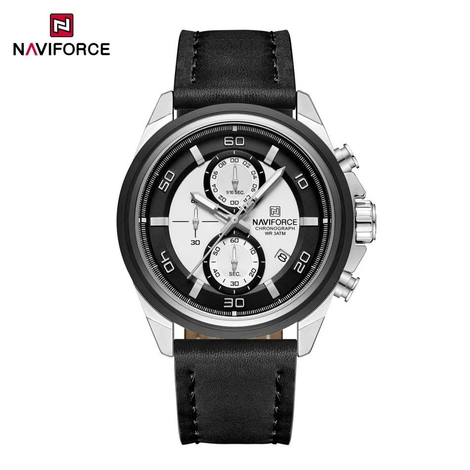 NAVIFORCE Monitor Multi Functional Waterproof Men's Watches Quartz ...