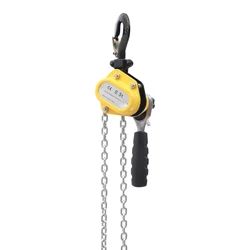 1.5M 5Ft Mini Manual Chain Hoist 0.5/0.25 Ton Alloy Steel G80 Ratchet Lever with Hook