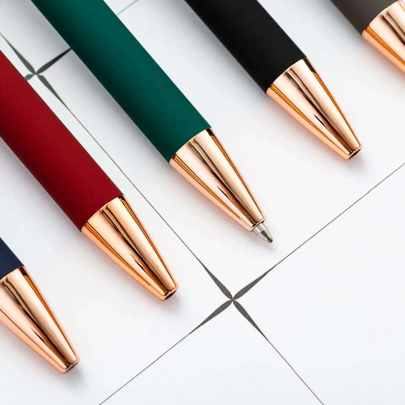 1 Piece Stationery Office School Supplies Press Touch Screen Ballpoint Pen Cute Metal Pens