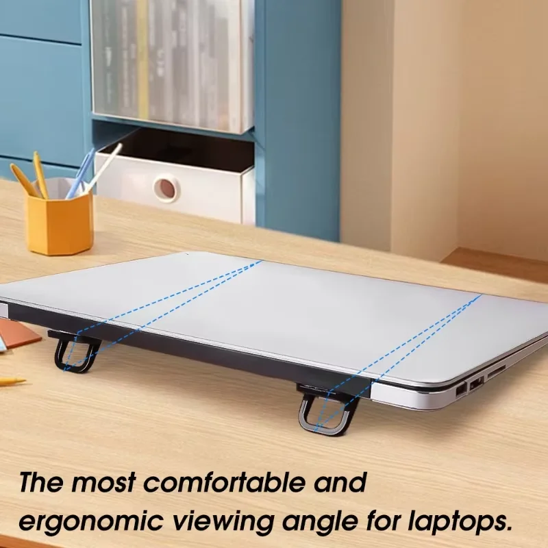 2개 키보드 스탠드, 책상용 미니 노트북 스탠드, MacBook Air Pro, Dell XPS, HP 등과 호환되는 휴대용 노트북 스탠드.