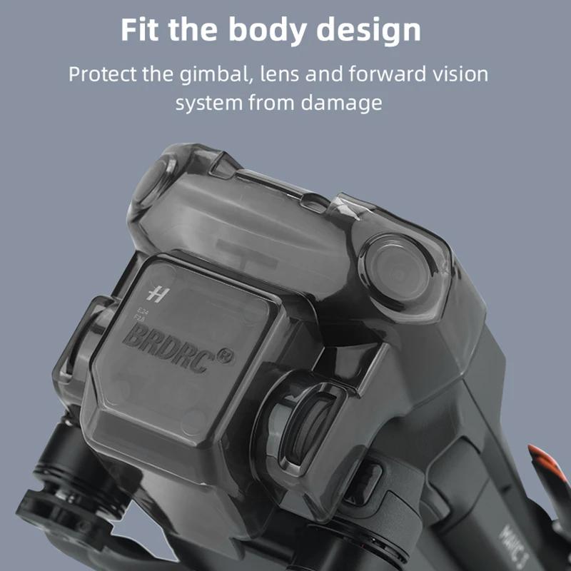 Fit the body design Protect the gimbal; lens and forward vision system from damage 