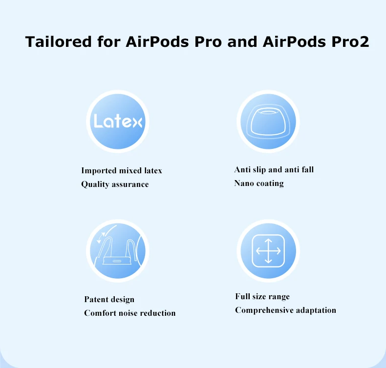 Pro Pro2 Antiderrapante Evite Cair dos Fones