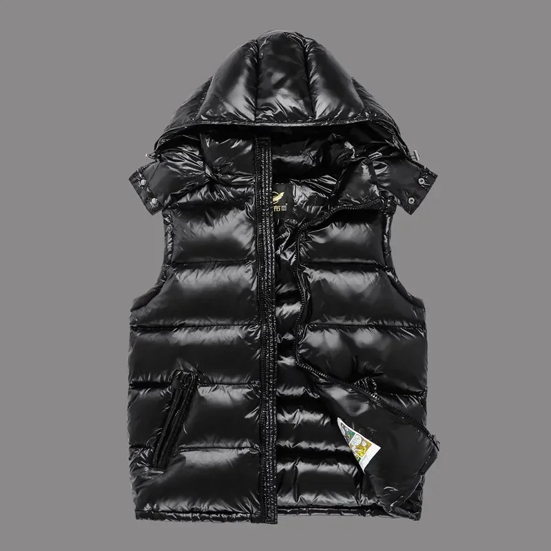 Tcyeek Down Vest Men Winter Jackets for Couple Clothes 2021 Fall New Thickened Down Vest Men's and Women's Outerwear Chaqueta 2