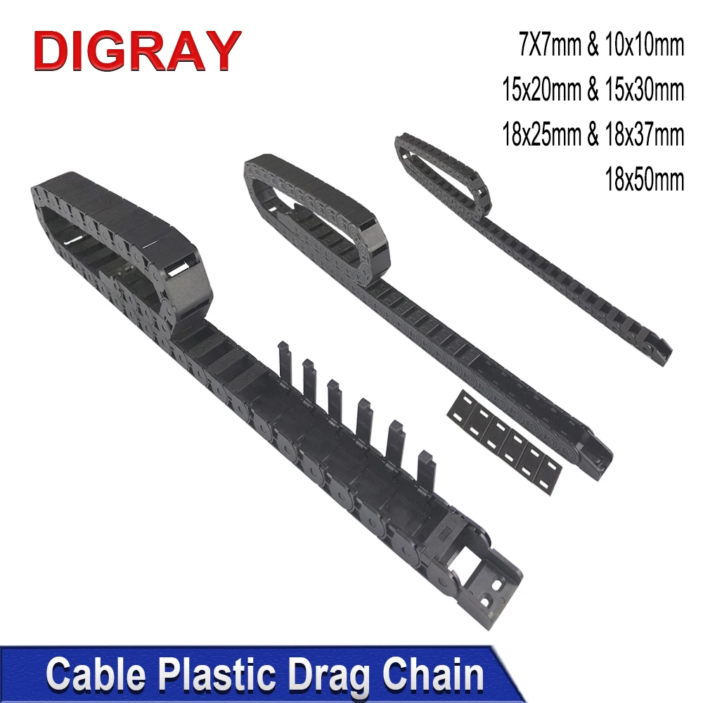 Plastic Cable Chain DIGRAY 7*7 10*10 etc. 1M