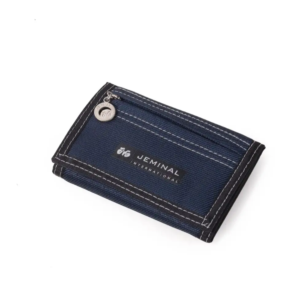 Compact Canvas Trifold Wallet - Versatile Men's Card & Cash Holder
