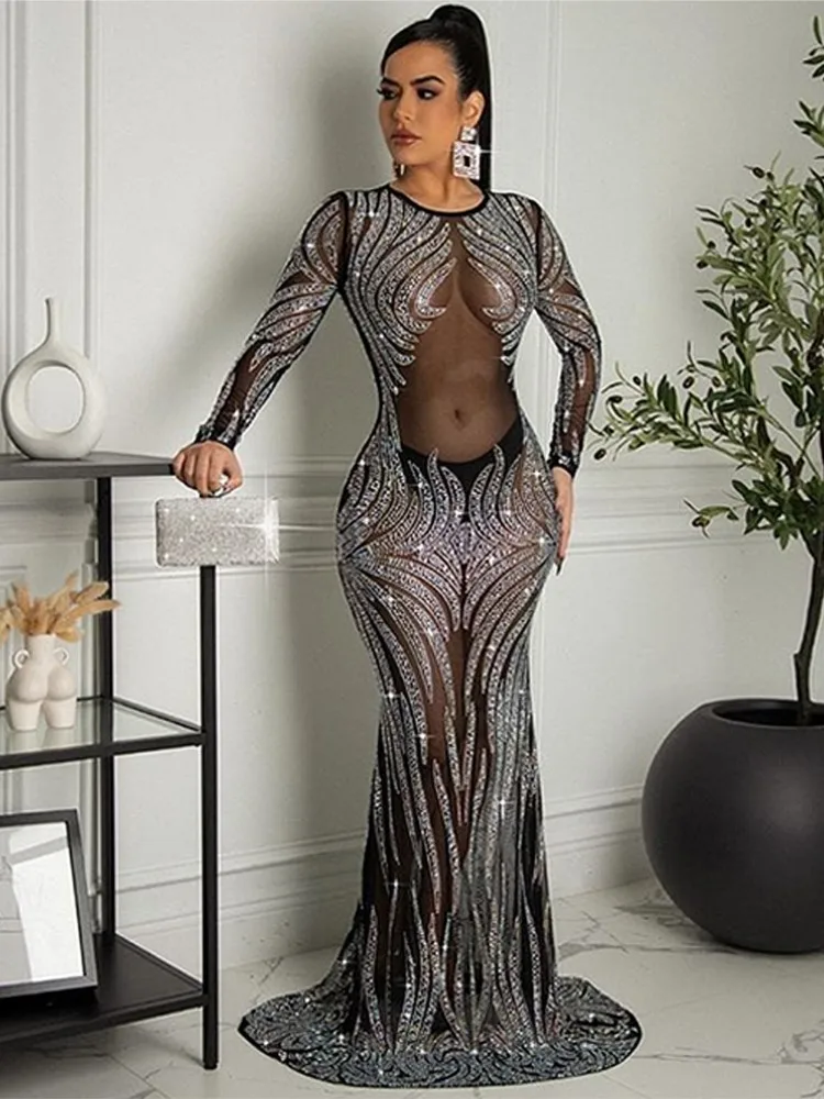 

Женское длинное платье с длинным рукавом, на молнии