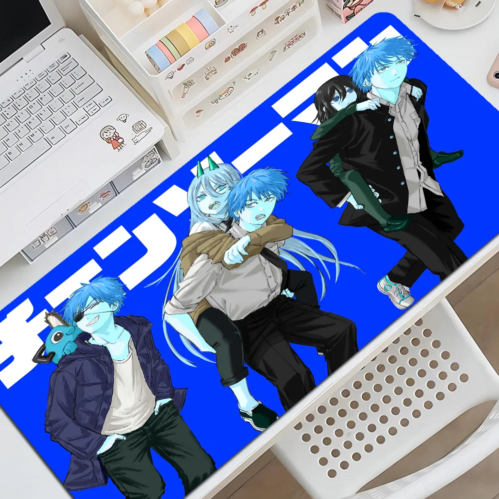 Anime C-Chainsaw M-Man INS Tide Large Thickened Mouse Pad Oversized Gaming Keyboard Notebook Table Mat for PC Computer Table 4