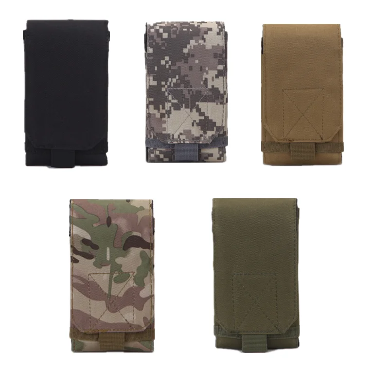 

Outdoor Camouflage Waist Bag Tactical Army Phone Holder Sport Belt Bag Case Waterproof Nylon Sport Hunting Camo Bags In Backpack