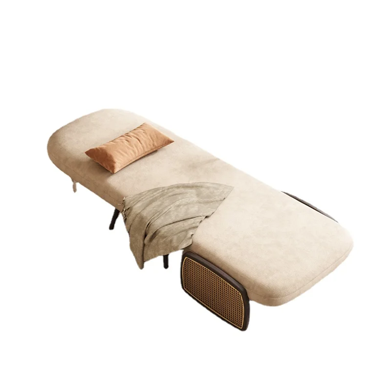 

YY Nordic Single Solid Wood Sofa Bed Foldable Dual-Purpose Living Room Bedroom Simple