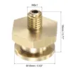 Uxcell Brass Push Button Grease Oil Cup M6x1 Male Thread Ball Oiler for Lubrication System 2