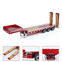 LESU 1/14 RC Metal Trailer Electronic Lifting with Light System for Remote Control Tractor Truck Dumper Lorry Car DIY Model Toy 1