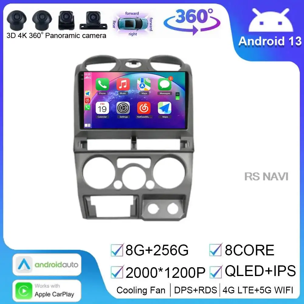 

Android 14 For Isuzu D-Max DMAX 2007 2008 2009 2010 2011 Car Radio Multimedia Player Carplay Auto Stereo GPS DSP QLED Head Unit