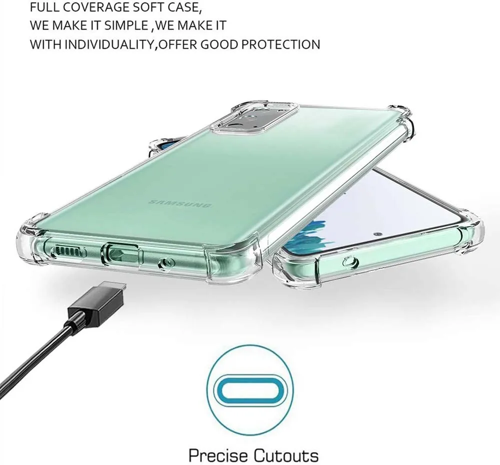 Accezz Coque Clear pour Samsung Galaxy S20 FE - Transparent