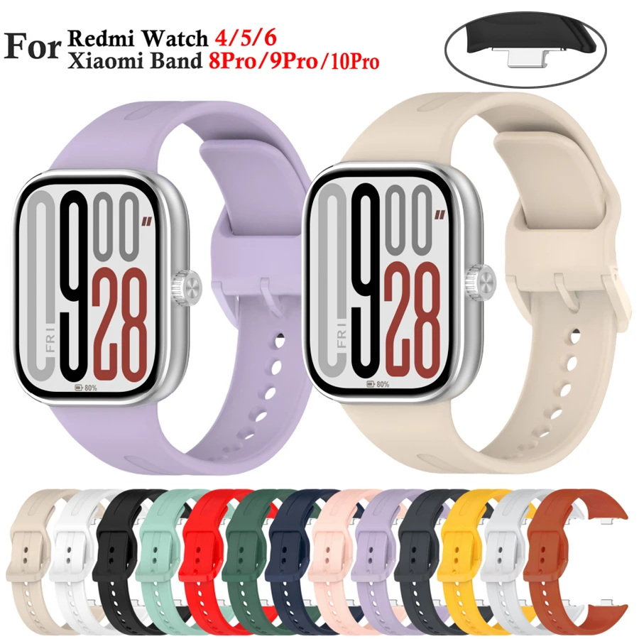 Silicone SmartWatch Wristband Strap - Universal Fit