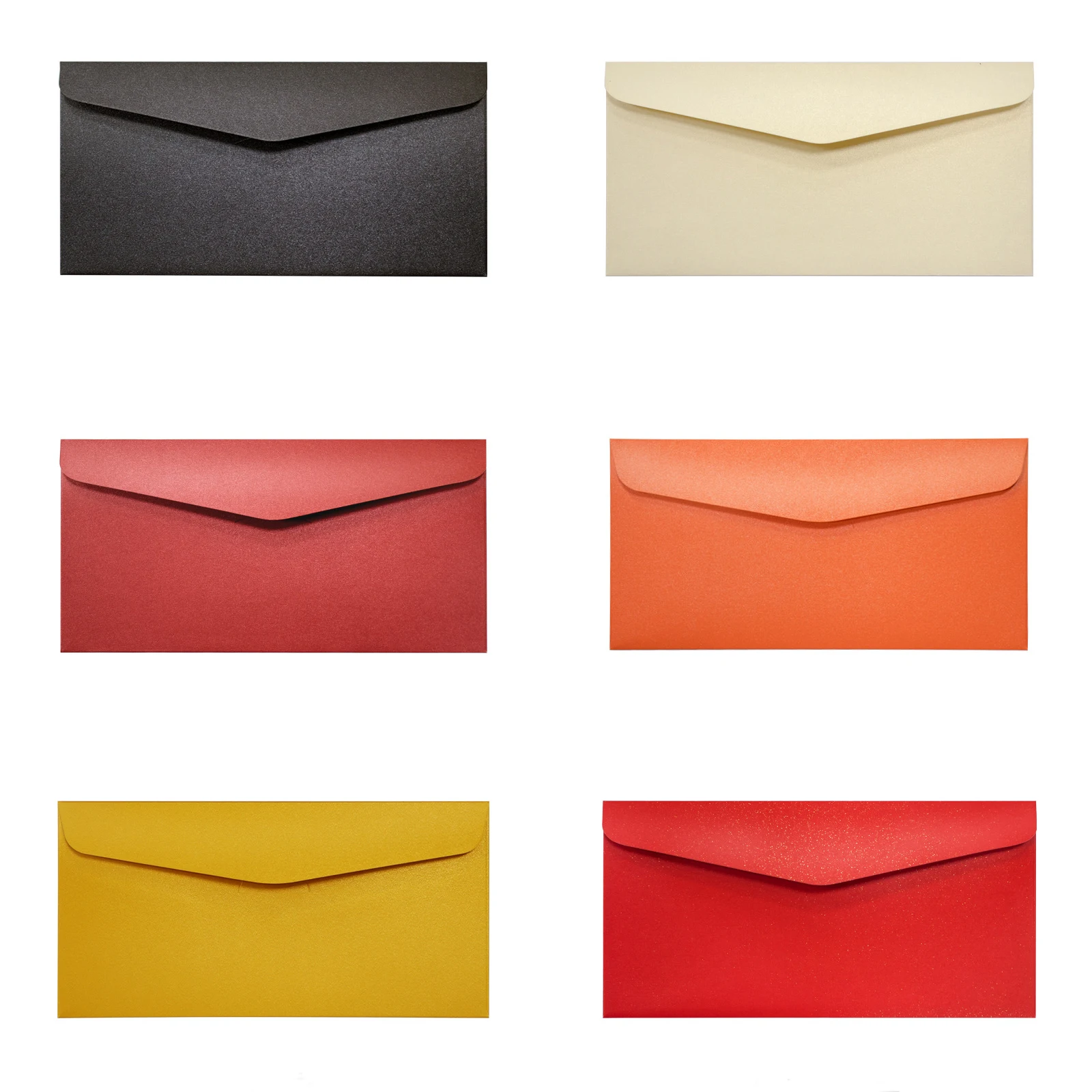 Mailing Envelopes 50pcs/lot 22x11cm Pearlescent Paper for Wedding Invitation Business Supplies