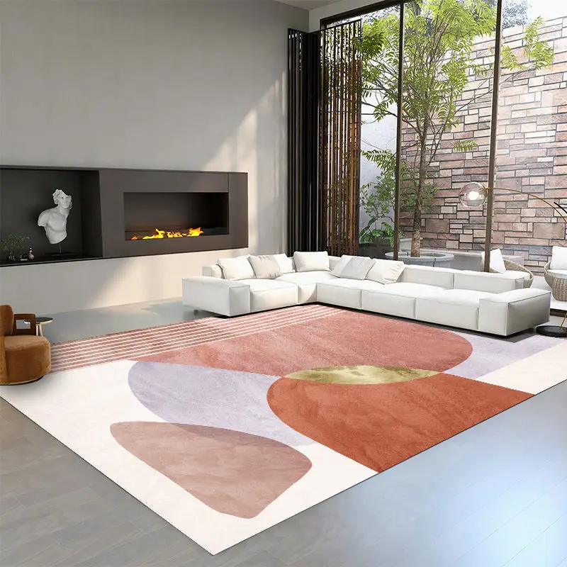 Nordic Style Living Room Sofa Large Area Covered with Carpet Bedroom Decor Porch Floor Mat Home Textile Decoration Soft Doormat
