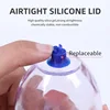 2 Pieces Enlarge Breast Cupping for Female Breast Massager Chinese Vacuum Set 13.5cm Female Cupping Massage Vacuum Cup Set 2