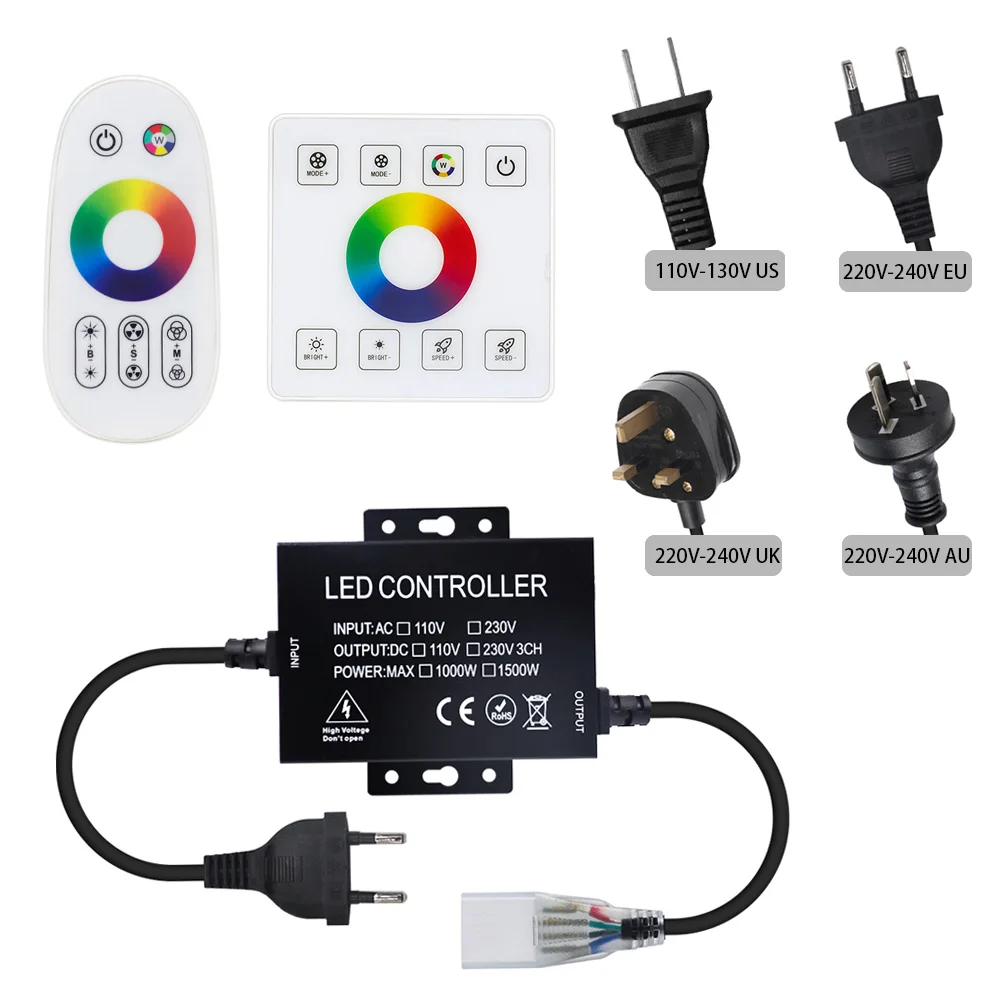 Enchufe con Piloto LED y sensor crepuscular RGB - Prendeluz