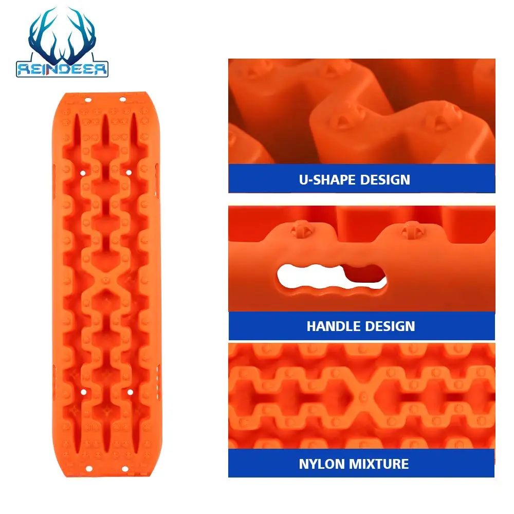 Traction Boards Car Off Road Accessories 104cm for 4x4 Emergency Rescue in Snow Sand Mud traction boards