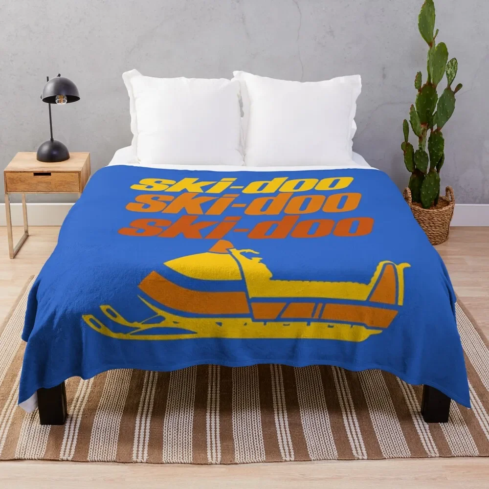 

Ski Doo Throw Blanket Luxury Throw decorative Winter beds Sofa Quilt Blankets