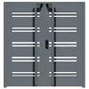 DS factory wholesale Wrought Iron driveway gate villa swing gates 1