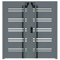 DS factory wholesale Wrought Iron driveway gate villa swing gates 1