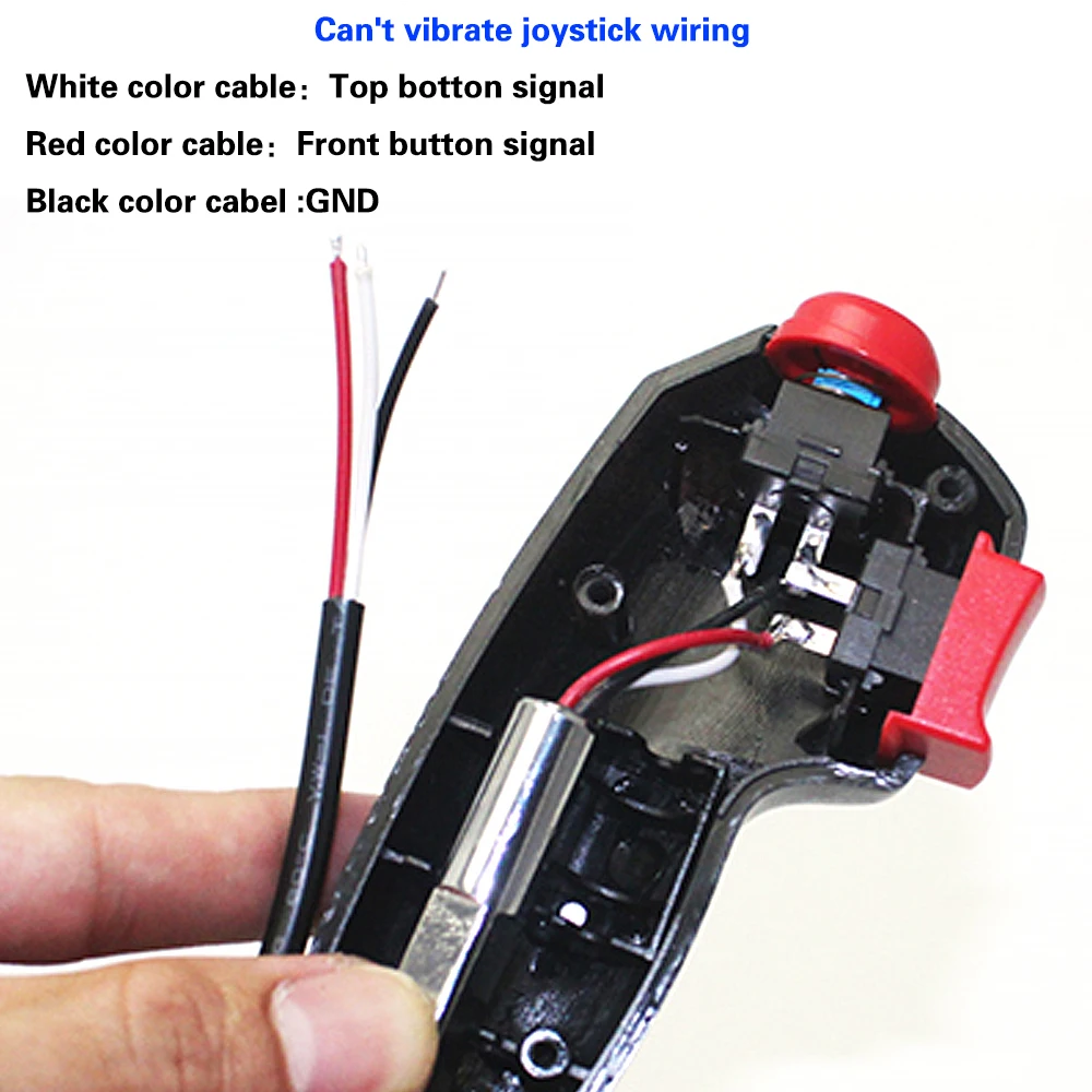 Description Picture 6 of itemFlight Game Joystick Top Trigger Push Button Stick FLY Shoot Controller VR Coin Arcade Claw Vending Machine Pinball Parts DIY
