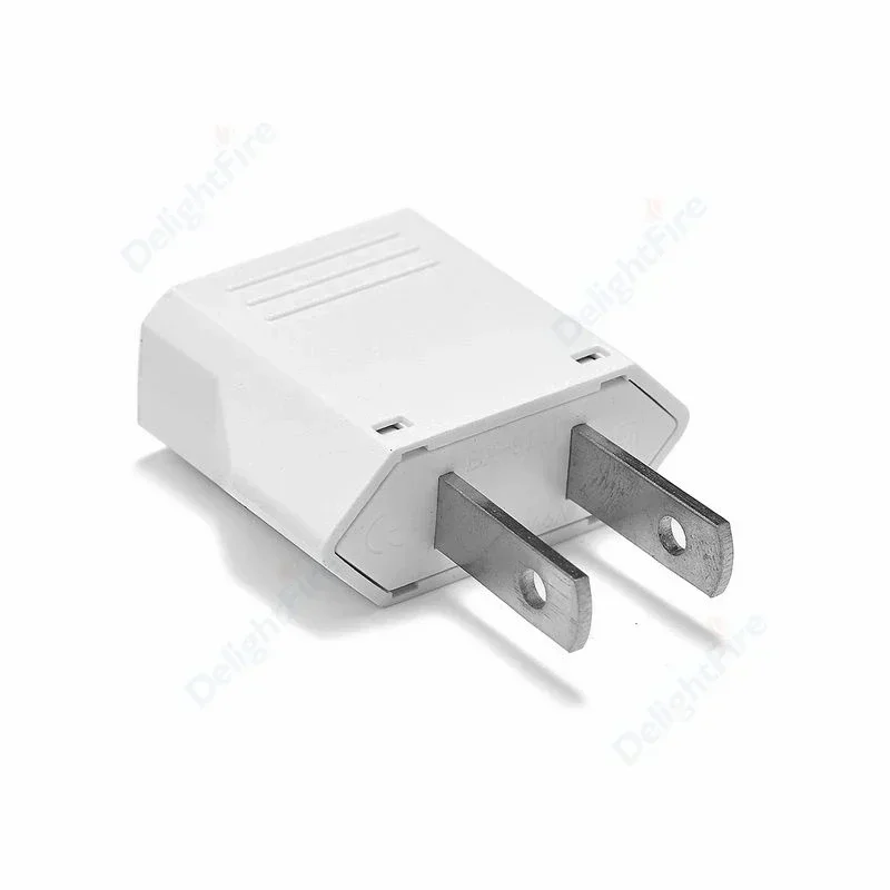 European to American Travel Power Adapter - EU to US Plug Converter with AC Outlet