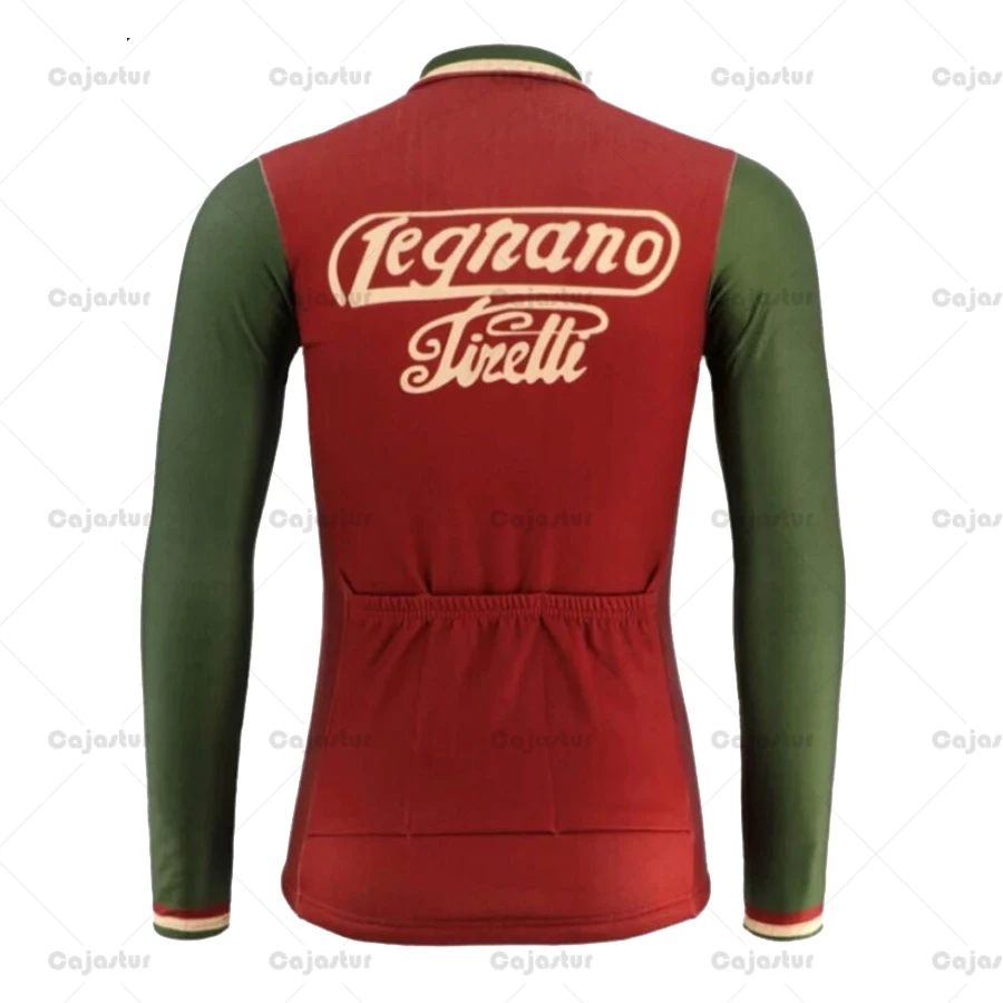 Legnano Retro Cycling Jersey Long Sleeve Winter Fleece & No Fleece Bike Clothing