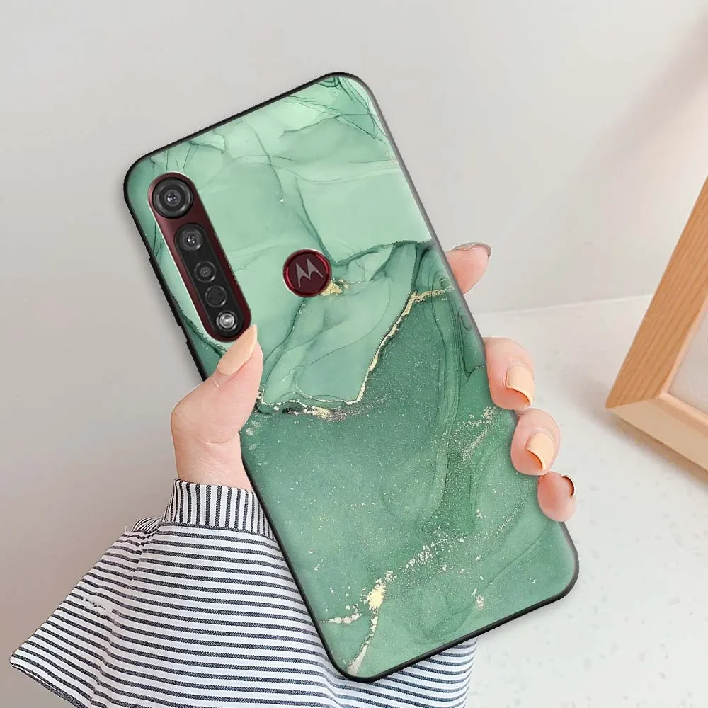 Sleek Matte Silicone Protective Case - Fashion TPU Back Cover for Motorola Moto G8 Plus, G8 Play & G8 Power