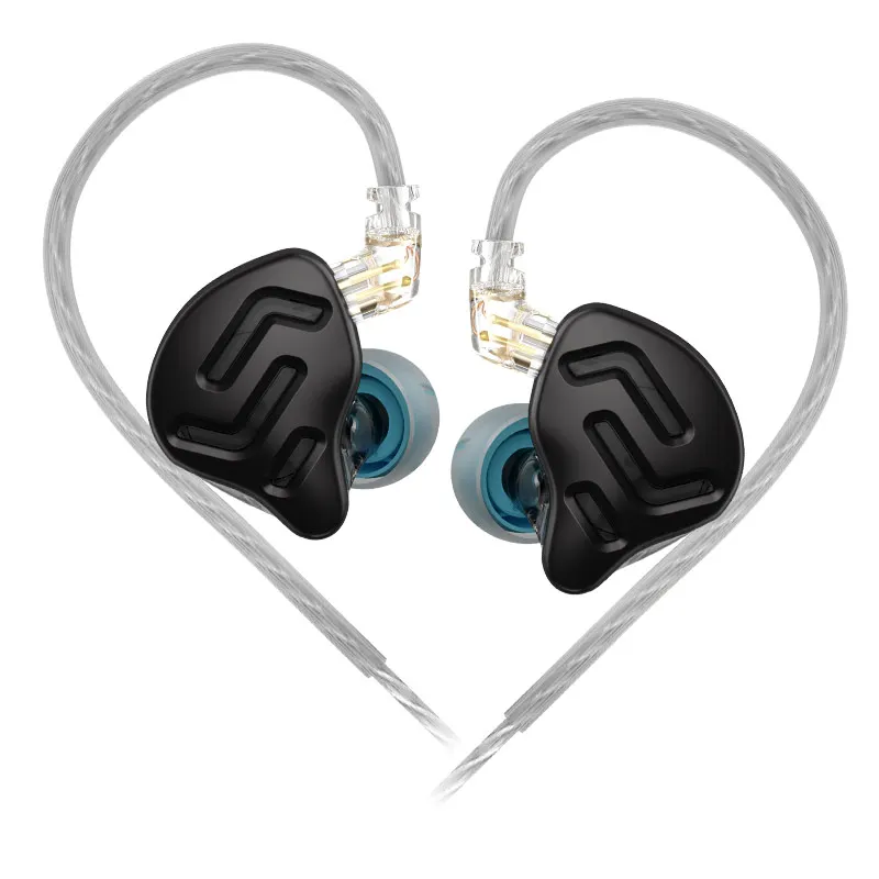 KZ ZNA 12MM Dual-magnetic Cavity Dynamic In Ear Earphones HiFi Bass Monitor Earbuds Sport Headset He