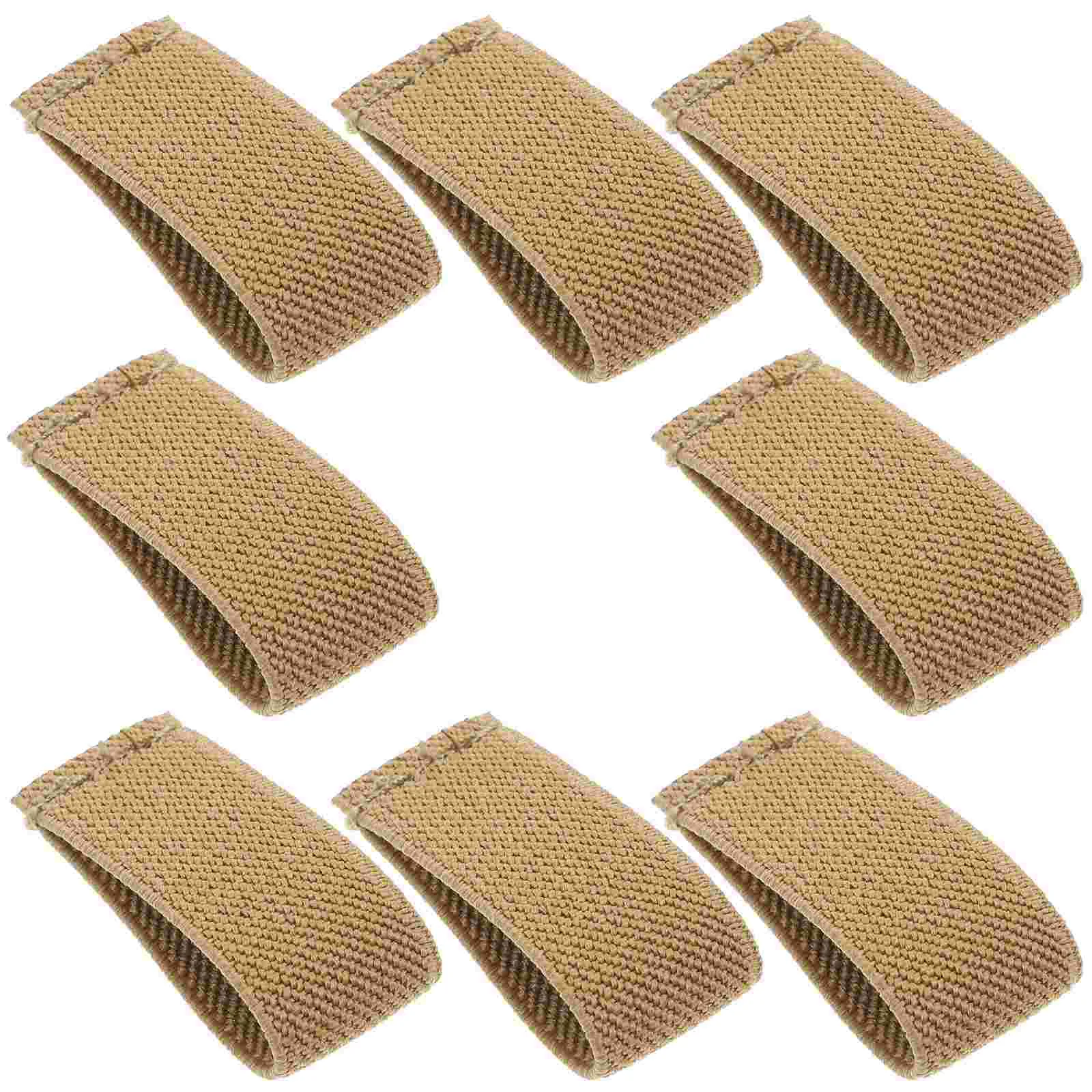 

8 Pcs Belt Anchor Elastic Bands Belts Retainer for Men Strap Keepers Duty Loop Outdoor Holder