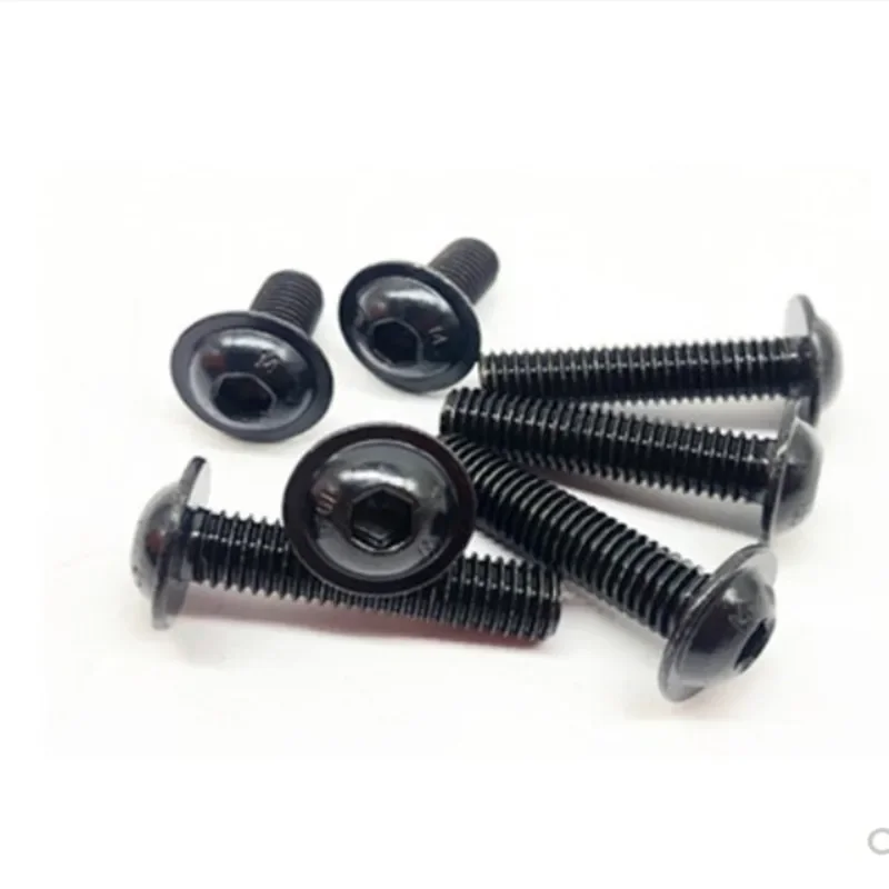 Description Picture 5 of itemM3 M4 M5 M6 M8 M10 ISO7380.2 Grade 10.9 black Flange Button Head screw With Washer Collar Inner Hex Socket Allen Screws Bolt