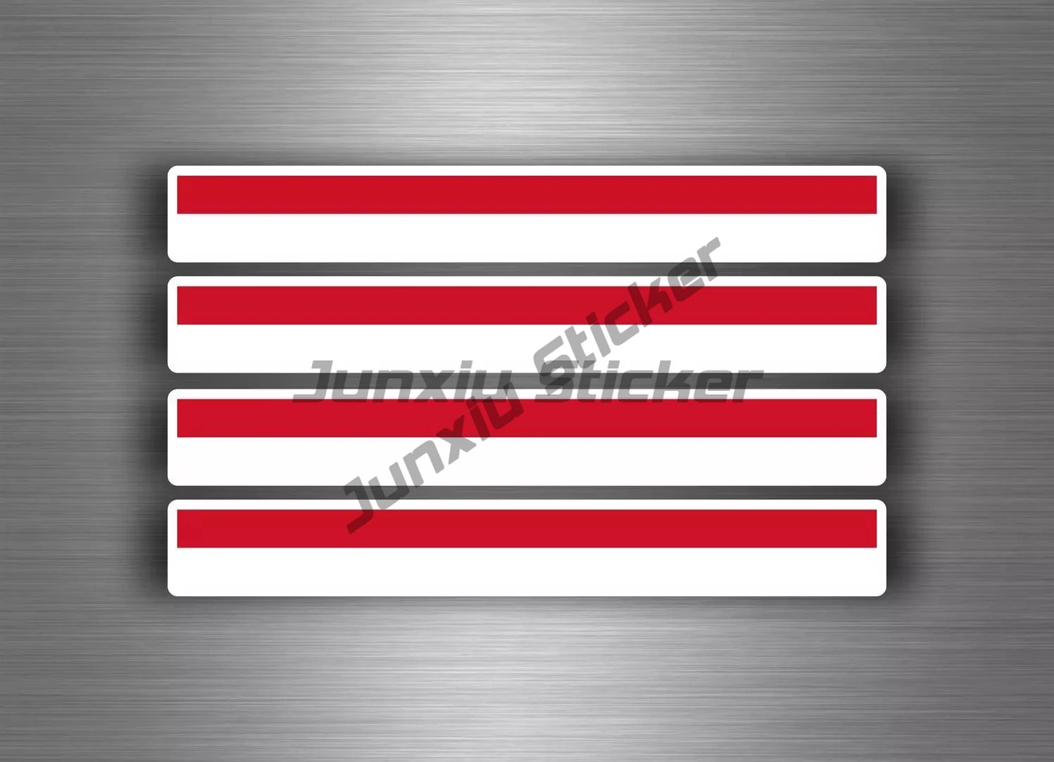 Monacan Coat of Arms and Flag Oval Sticker for Bumper, Laptop, and More
