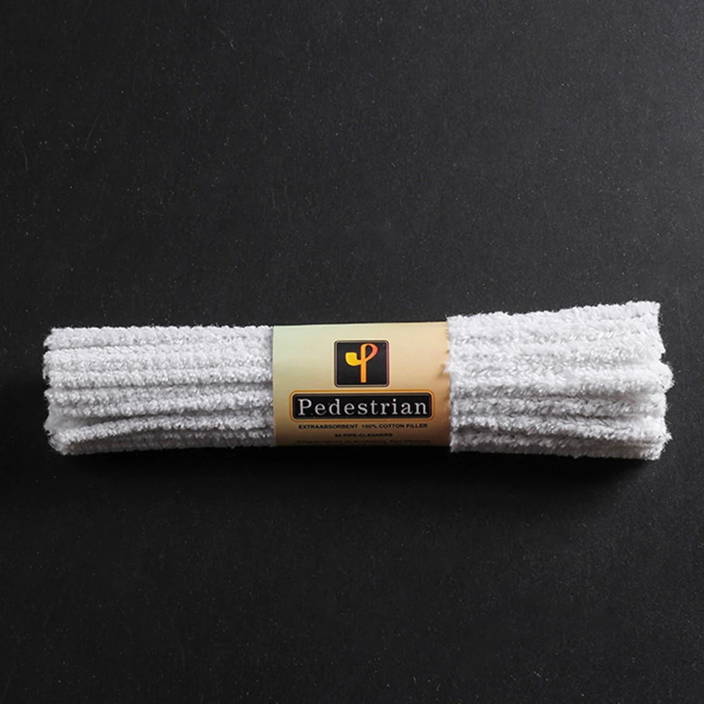 50pcs Tobacco Pipe Cleaning Tools Smoking Pipe Cleaning Cotton Rod Cleaners Accessories