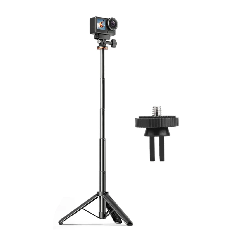 

Telescopic Camera Extension Rod Tripod for Sports Camera Lightweight P9JB